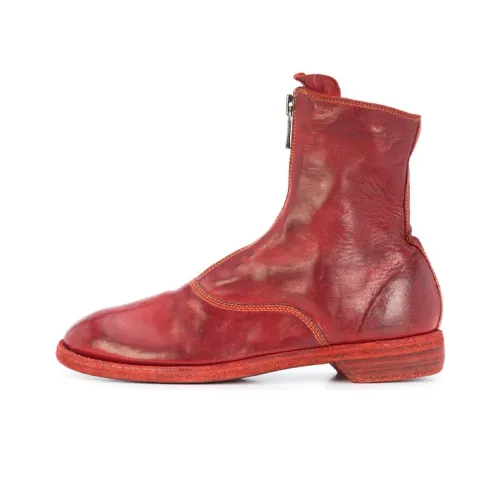 GUIDI Zip Boots Wmns  Red 