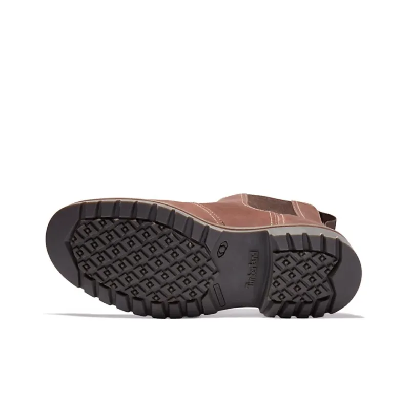 Timberland Larchmont Chelsea Boots Men Mid Top Light Brown-5