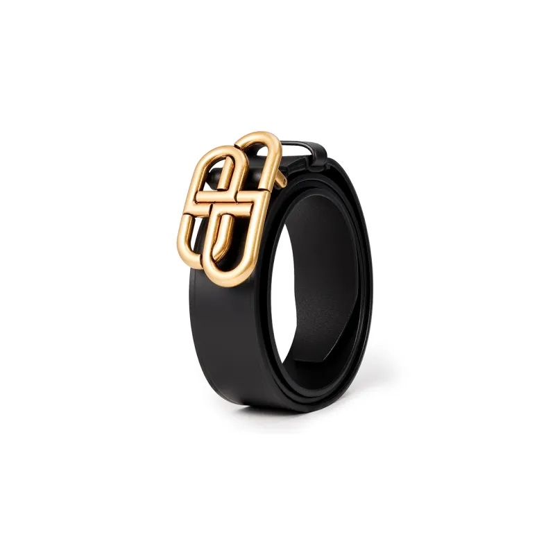 Balenciaga Bb Large Belt Gold-tone - POIZON Balenciaga Bb Large Belt Gold-tone - POIZON