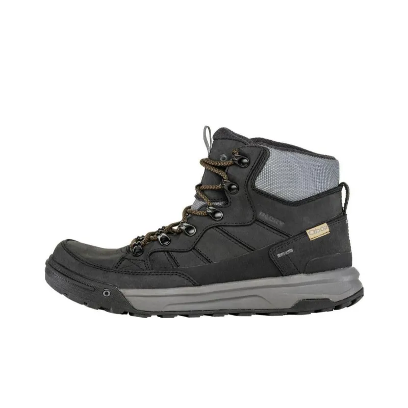 Oboz Footwear Burke Mid Leather Anti-Slip Wear-Resistant High-Top Outdoor Shoes Men's-2