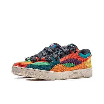 LiNing RSR 101 XXL Slip Resistant Cushioning Lightweight Low Top Skateboard Shoes Unisex Red Green Orange