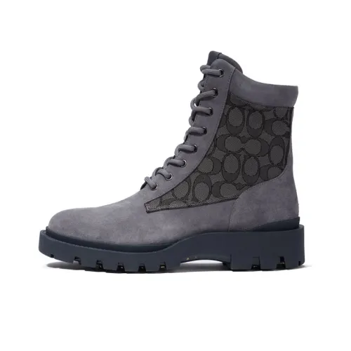 COACH CitySole Ankle Boots Men Gray