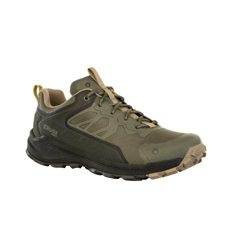 Oboz Footwear Katabatic Waterproof Cushioning Wear-Resistant Low-Top Outdoor Shoes Men's Green-2