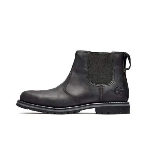 Timberland Larchmont Chelsea Boots Men Mid-Top Black