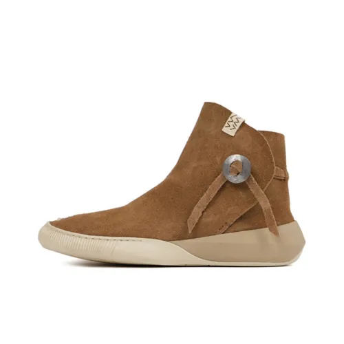 Visvim Gila Moc Ankle Boots Men Brown