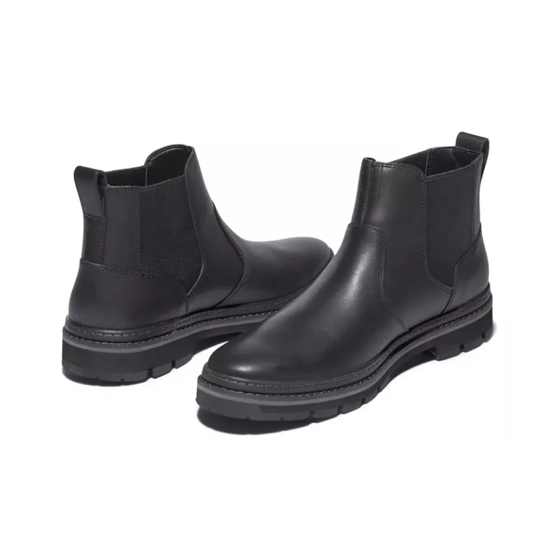 Timberland Port Union Chelsea Boots Men Black-3