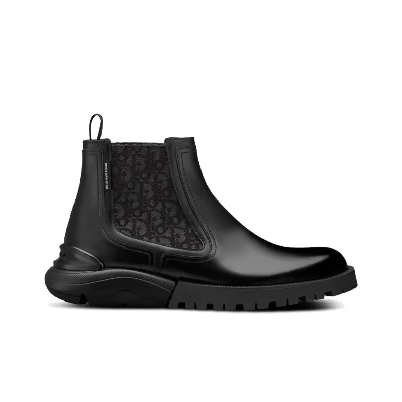 DIOR Chelsea Boots Men Black-1