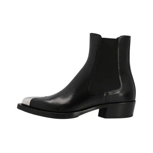 Alexander McQueen Toe-cap 35mm Leather Boots