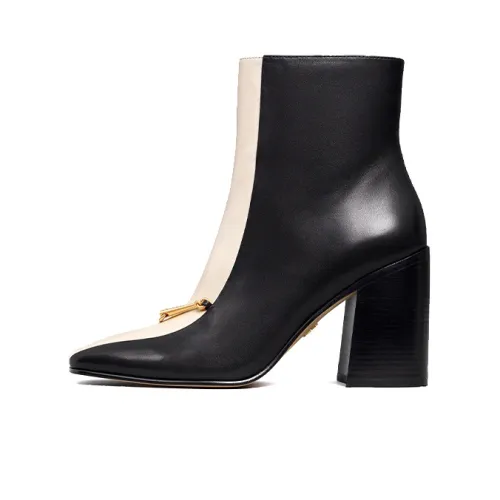 TORY BURCH Ankle Boots Women's Black/White