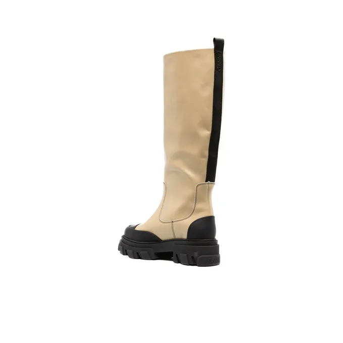 GANNI Cleated Tubular Knee Boots-4
