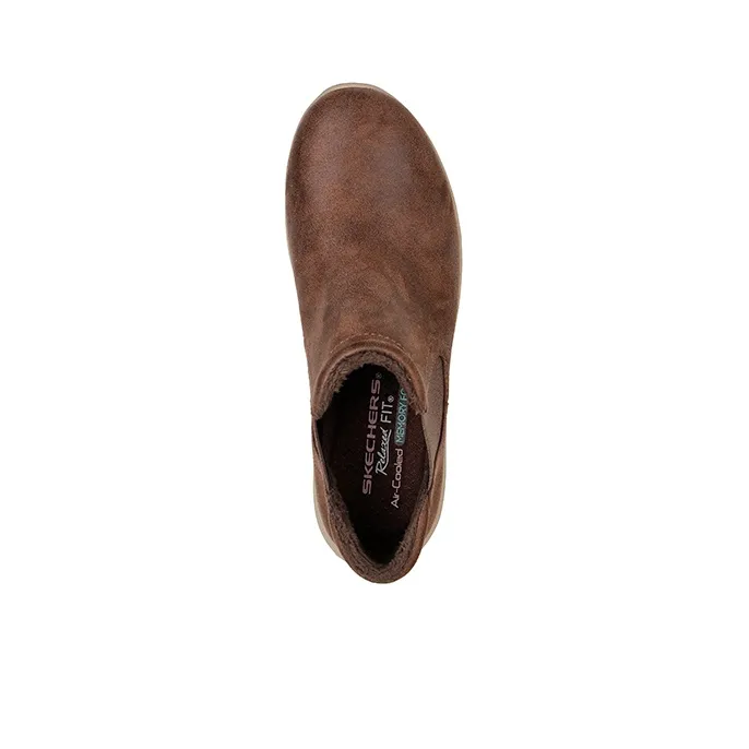 Skechers Reggae Fest 2.0 New Yorker Ankle Length Chelsea Boots Women's Dark Brown-2