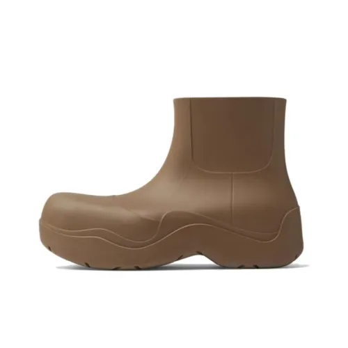 Bottega Veneta Puddle Ankle Boots Men Brown