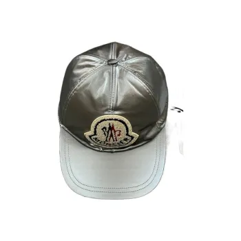 Moncler Polyamide Baseball Caps Women's Silver