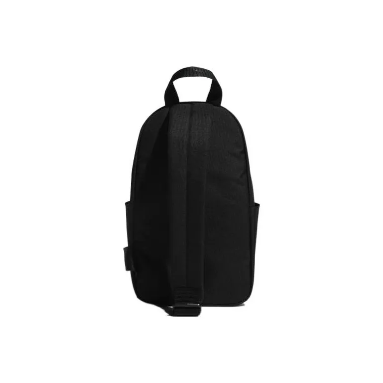 Adidas Recyclable Polyester Gym Bag Backpack Crossbody Bag Shoulder Bag Unisex Black-4
