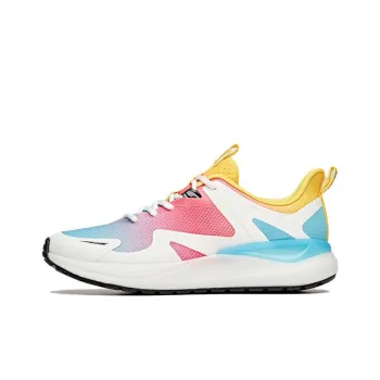 Sprandi Bulb Material Anti-Slip Wear-Resistant Low-Top Running Shoes Women's White Red