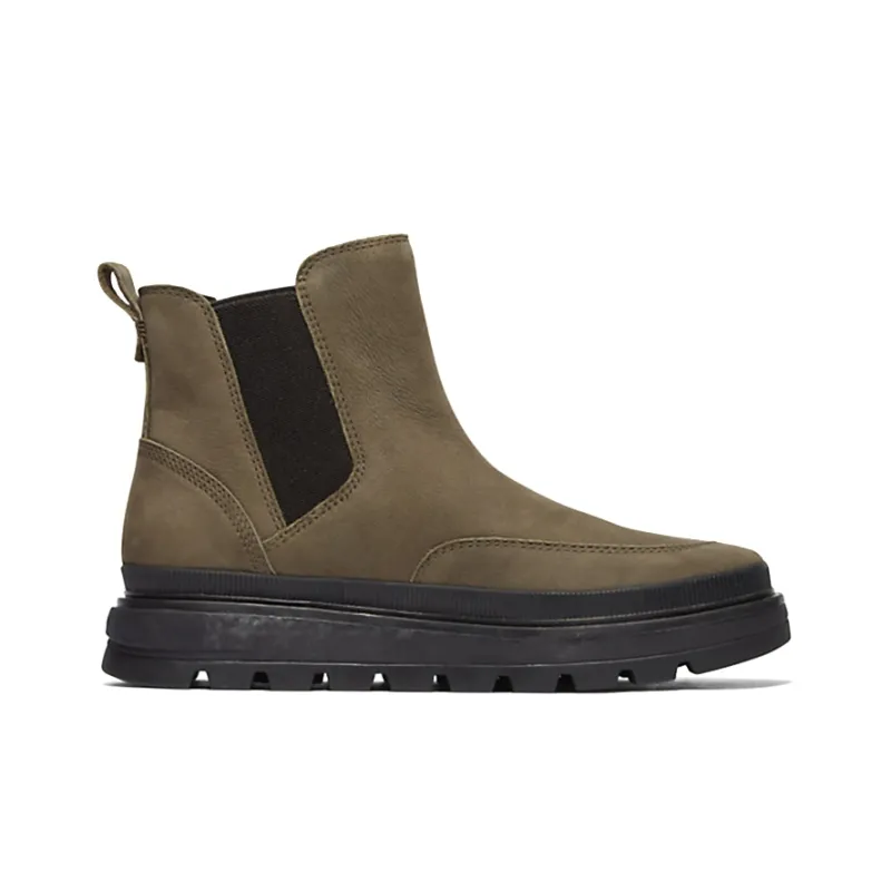 Timberland Ray City Greenstride Crew Chelsea Boots Women's Green Black-1