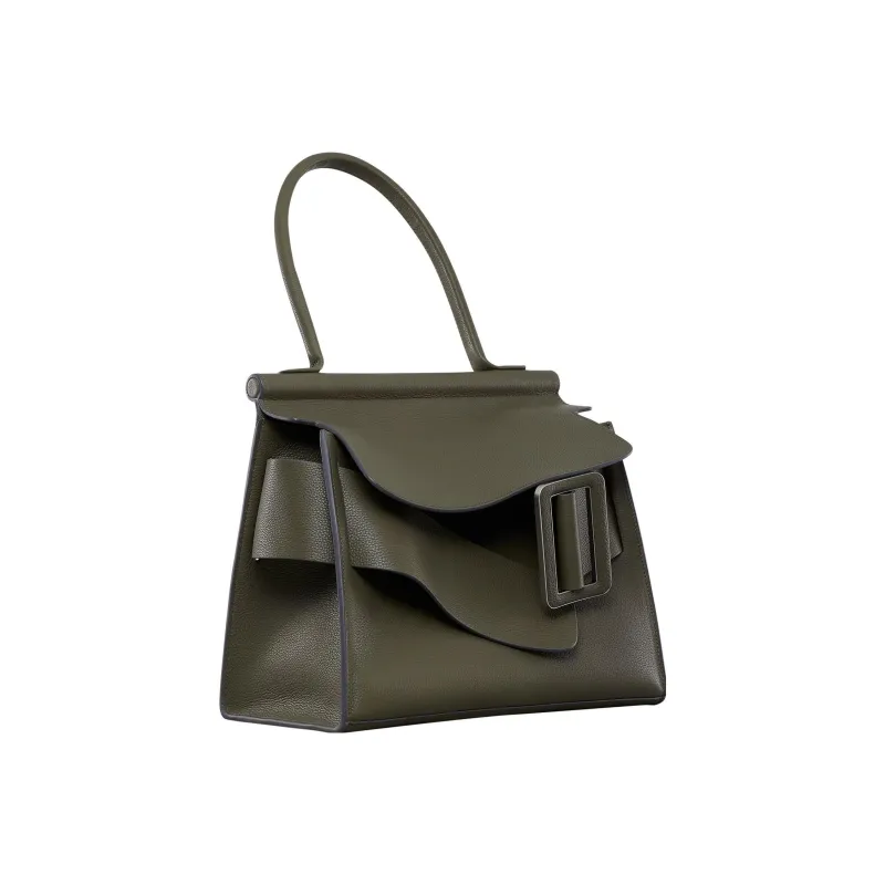 BOYY Karl Cow Leather One Shoulder Handbags Women's Brown Green-1
