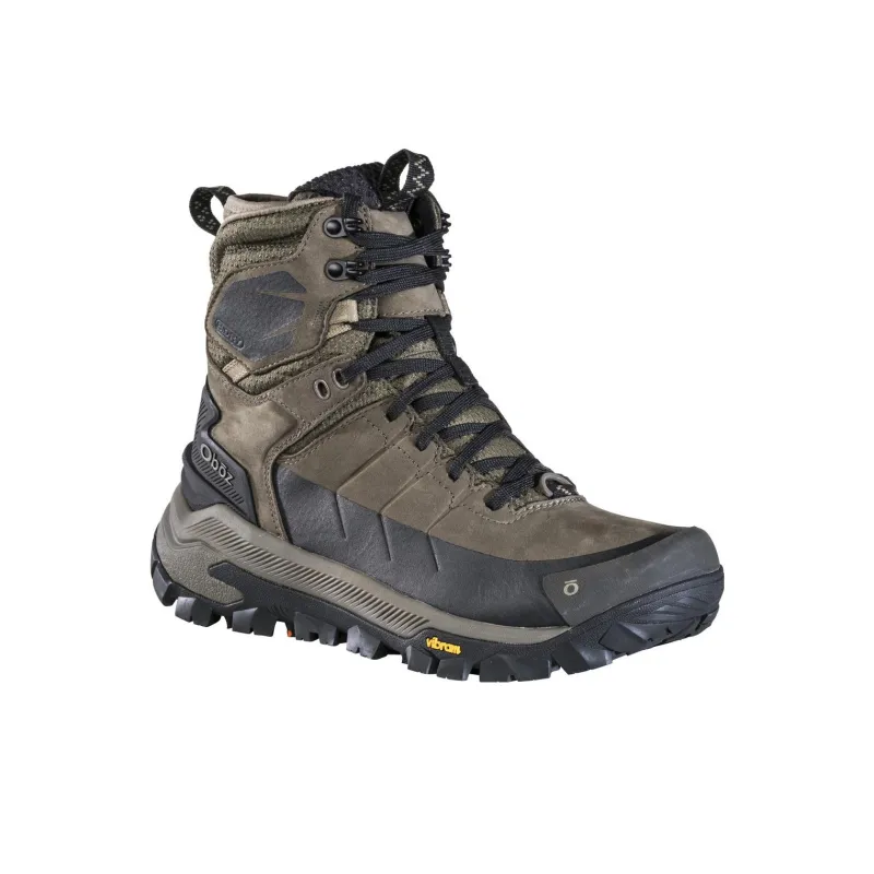 Oboz Footwear Bangtail Slip-Resistant Water-Resistant High-Top Outdoor Shoes Men's Black Gray Color-2