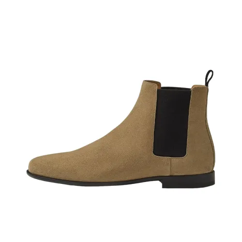 HERMES Chelsea Boots Men Brown