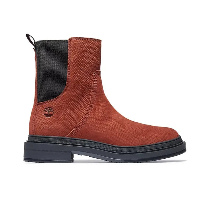 Timberland Lisbon Lane Short Chelsea Boots Women's Brown-1