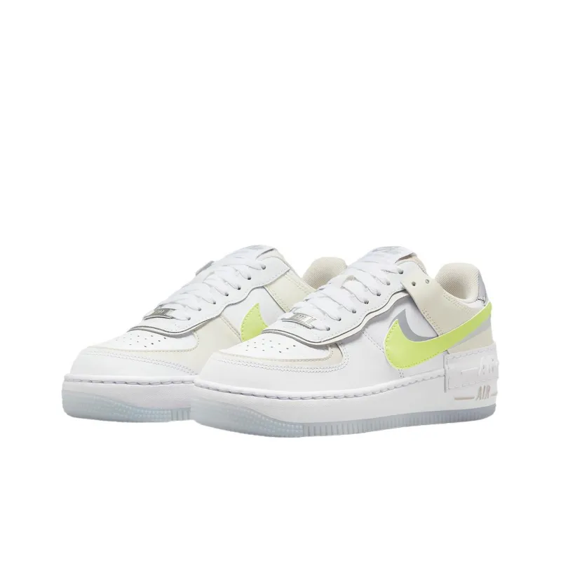 Nike Air Force 1 Shadow Neon/Yellow Swooshes Women's-2