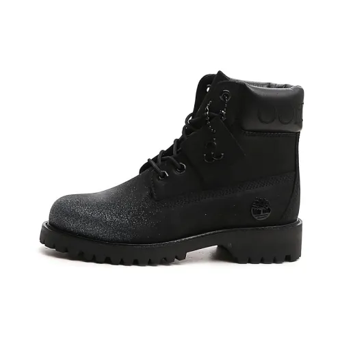 Timberland 6' Boot Jimmy Choo Premium Black Glitter