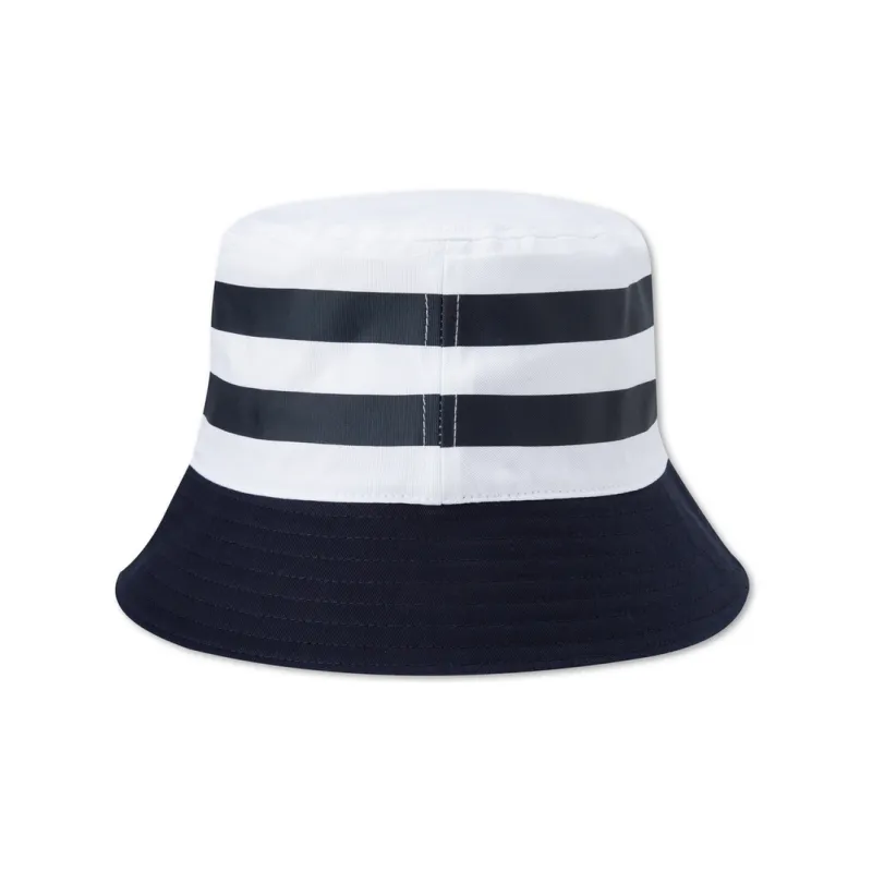 Tommy Hilfiger Cotton Bucket Hats Men's Deep Blue White Stripes-1