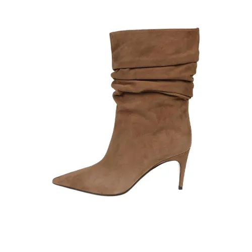 SERGIO ROSSI Ankle Boots Women's Mid-Top Brown