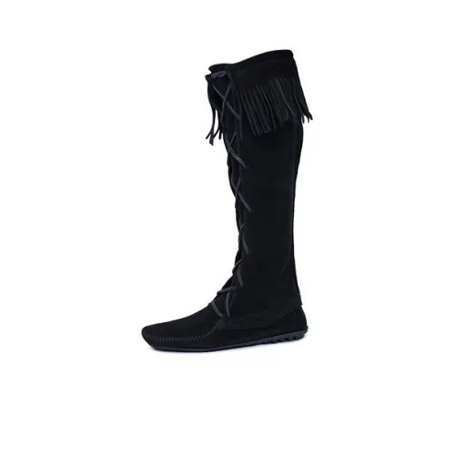 MINNETONKA Knee-high Boots Women's Black