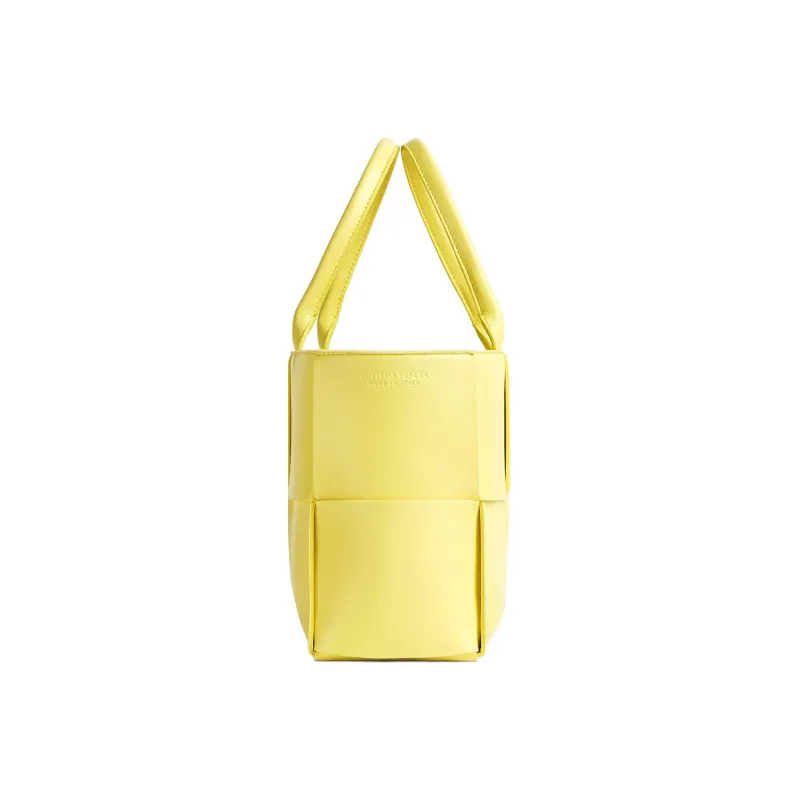 Bottega Veneta ARCO Sheepskin Tote Bag, Shopping Bag, Handbag Trumpets Women's Yellow-2