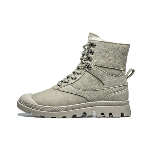 AU&MU Snow Boots Unisex Light Gray