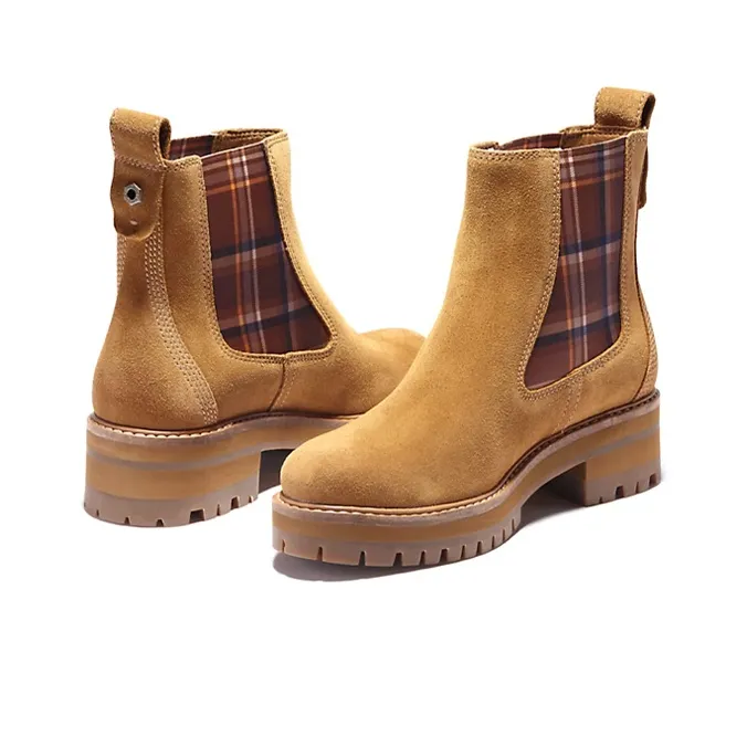 Timberland Courmayeur Valley Chelsea Boots Women's Wheat-2