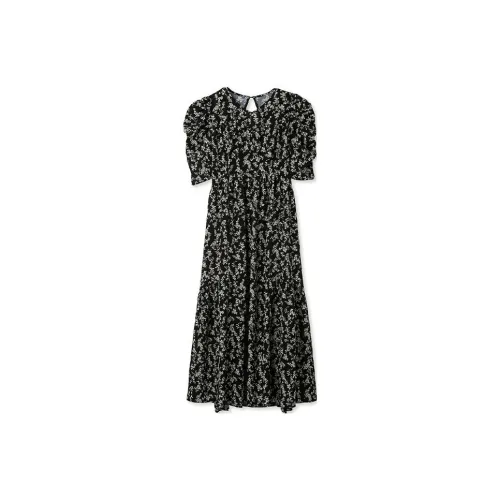 Lily Brown Short-Sleeved Dresses Women's