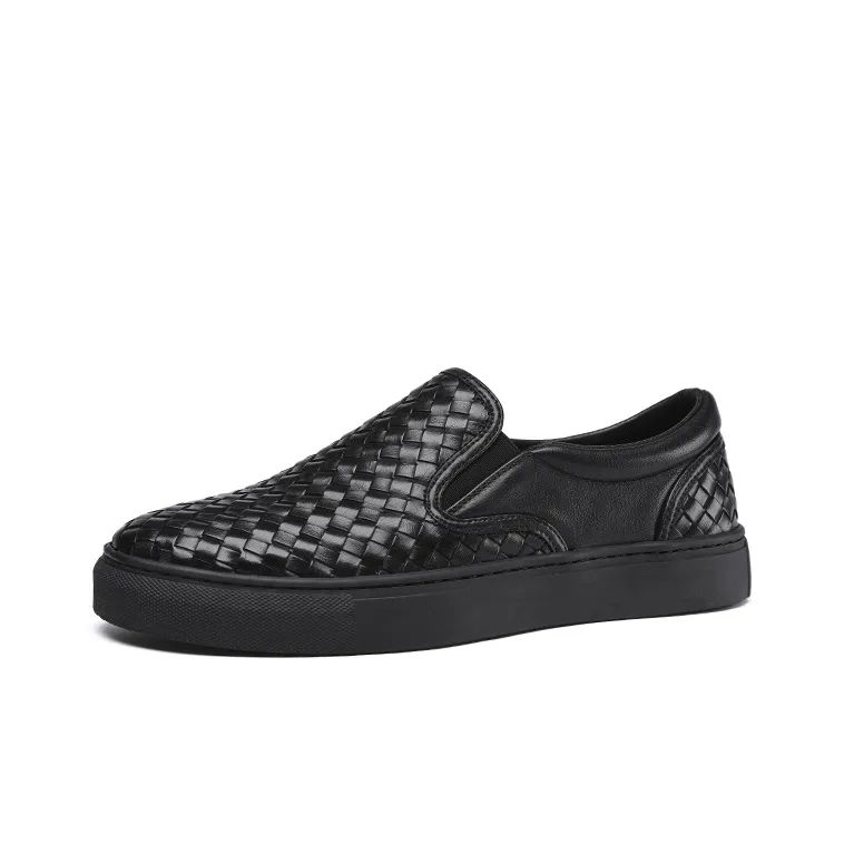 Oak Elephant Low Top Casual Shoes Men's Black-1