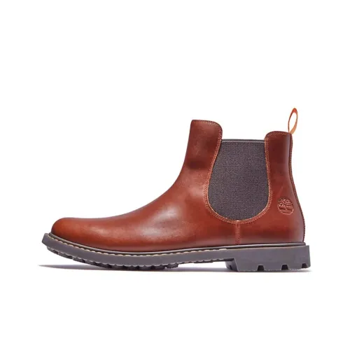 Timberland Belanger Chelsea Boots Men Red Brown