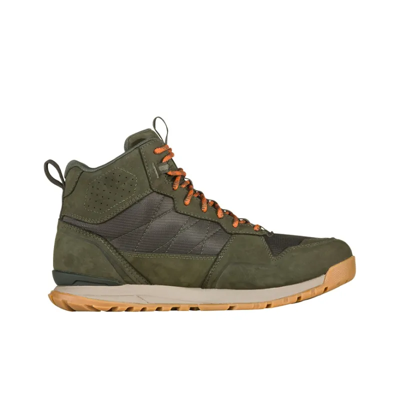 Oboz Footwear Bozeman Anti-Slip Wear-Resistant Mid-Top Outdoor Shoes Men's Green-1