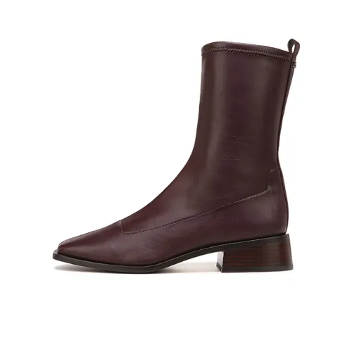 SAM EDELMAN Ankle Boots Women's Burgundy