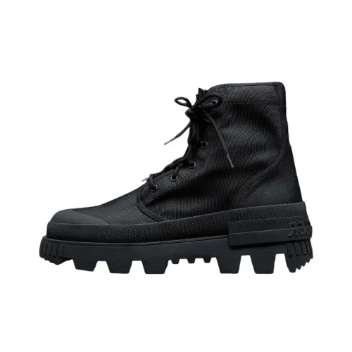 Moncler Ankle Boots Men Black