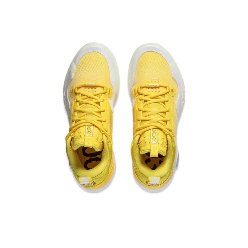 LiNing WOW 10 Low The City Of Angels Cushioning Anti Slip And Wear Resistant Low Top Basketball Shoes Men's Yellow-3