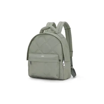 Sisea Fabric Backpack Regular Women's Ecru Light Green Gray Black