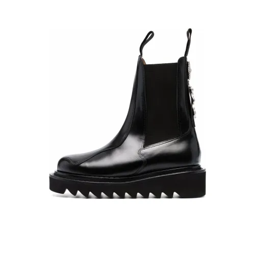 Toga Pulla Ridged Sole Ankle Boots