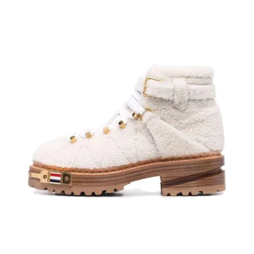 THOM BROWNE Shearling Ankle Boots