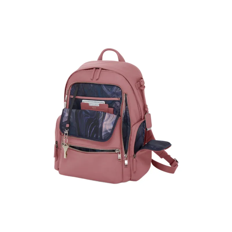 TUMI Nylon Backpack Women's Pink-1
