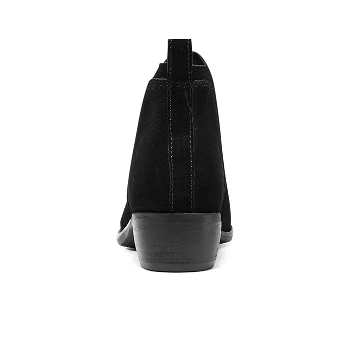 Skechers TEXAS Short Chelsea Boots Women's Black-3