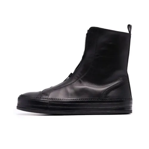 Ann Demeulemeester Ankle Boots Men Mid-Top Black