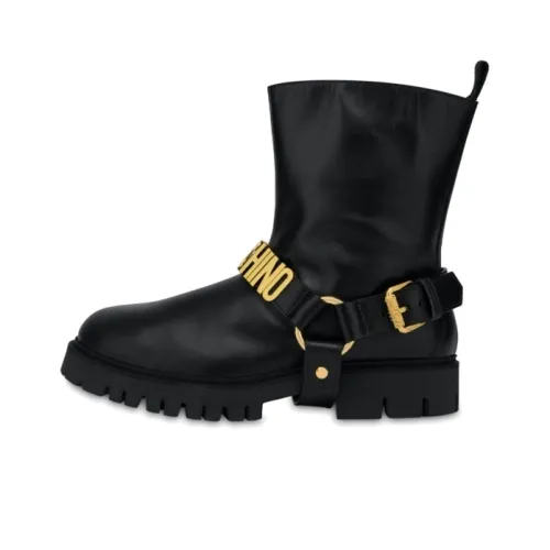 MOSCHINO Ankle Boots Men Black