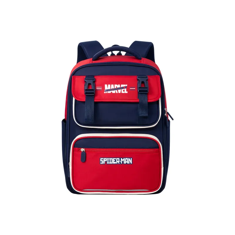 Disney × Marvel, Collaboration Polyester With EVA Backpack Large Size Men's Captain America/Spider Man-4