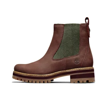 Timberland Courmayeur Valley Chelsea Boots Women's Dark Brown