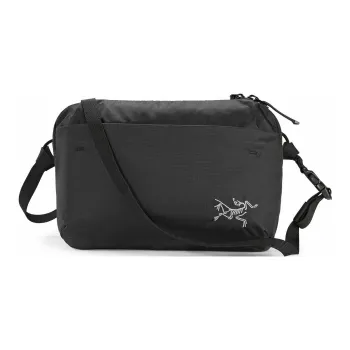Arcteryx PU Shoulder Bag Crossbody Bag Regular Unisex Black