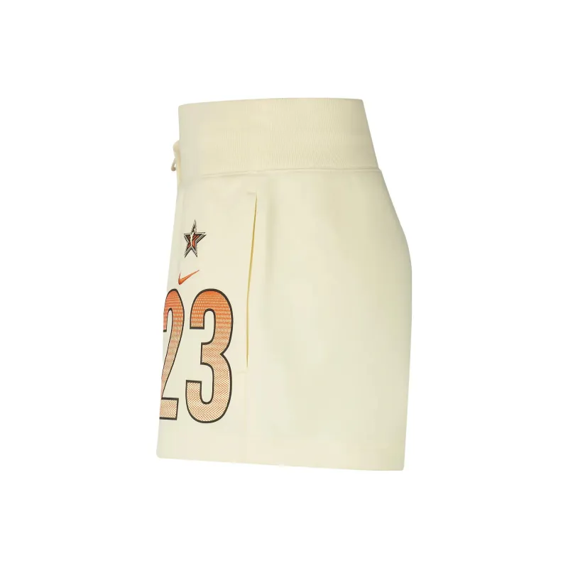 Nike Casual Shorts Women's Beige Orange-2